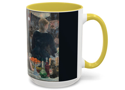 A Bar at the Folies-Bergère by Edouard Manet Colorful Mugs (11oz, 15oz)