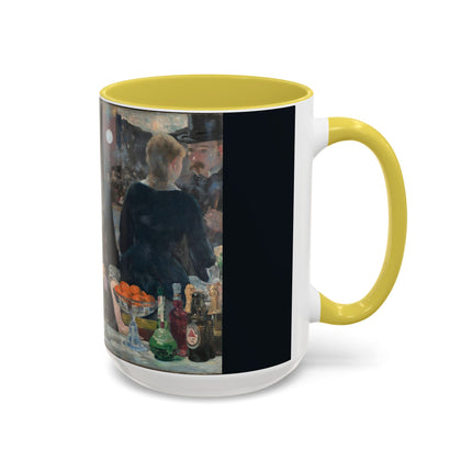 A Bar at the Folies-Bergère by Edouard Manet Colorful Mugs (11oz, 15oz)