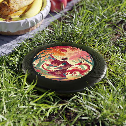 Dragon Fairy’s Dance Wham-O Frisbee – Graceful Flames & Maple Magic