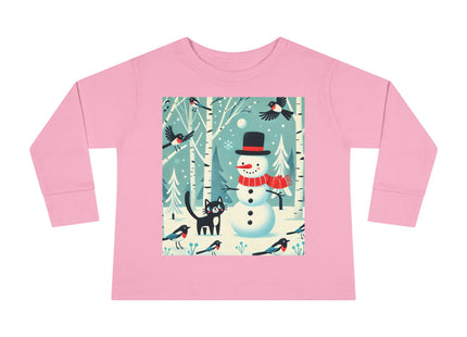 Frosty Forest Friends Toddler Long Sleeve Tee