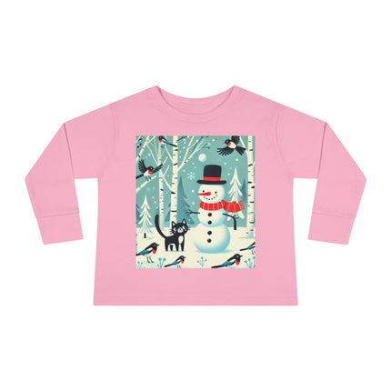 Frosty Forest Friends Toddler Long Sleeve Tee