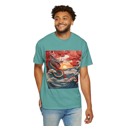 Emergence of the Dragon Unisex Garment-Dyed T-shirt