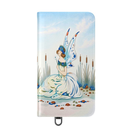 🧚🦋 The Jeweled Wing Fairy Flip Case – Art Deco Fairy Fantasy