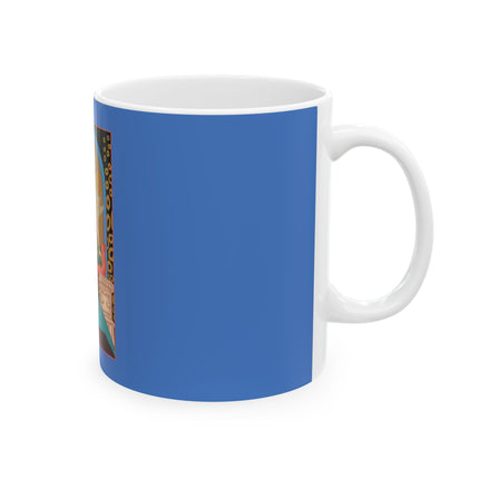 September & Sapphire (from the Gem Series) by Sofia Chiostri Ceramic Mug 11oz