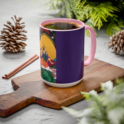 The Jewel Pavilion Colorful Mug (11oz, 15oz) – Royal Elegance, Peacock Beauty & Jewel-Toned Splendor