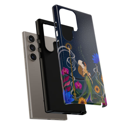 🌙🕯️ The Lady Of The Midnight Garden Phone Case – Art Deco Nocturne