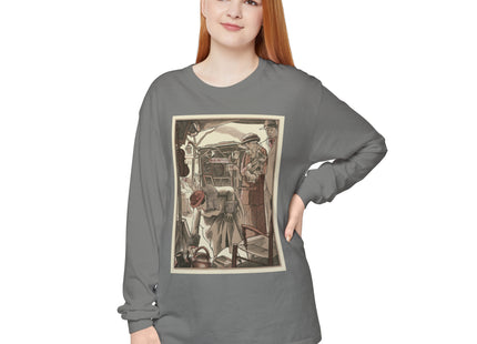 Bric-A-Brac by Fernand Siméon Garment-dyed Long Sleeve T-Shirt