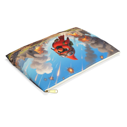 Cardinal Dive Bomber Accessory Pouch – Bold Aviator & Sky Adventure