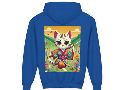 Samurai Kitten Youth Heavy Blend Hooded Sweatshirt