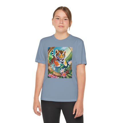 Majestic Tiger Cub Youth Competitor Tee – Courage, Adventure & Fiery Spirit