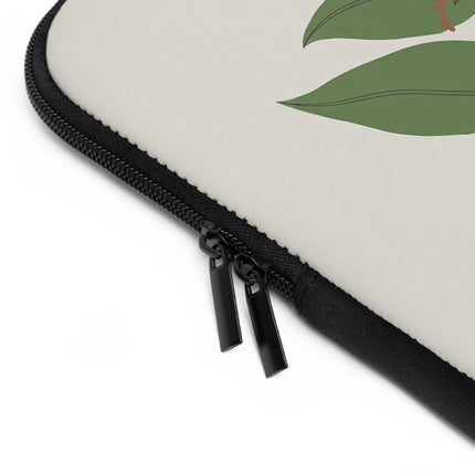 🐦🌷 Woodpecker & Tulip Laptop Sleeve – Vibrant Energy & Cheerful Charm