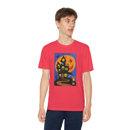 Halloween Night at the Haunted House Youth Competitor Tee