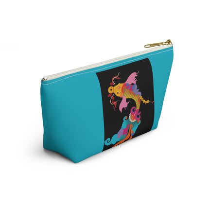Golden Koi Cosmetic Bag – Lucky Swim & Vibrant Fortune
