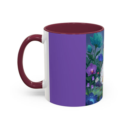 The Ladies Of The Moonlit Garden Colorful Mugs – Art Deco Floral Elegance