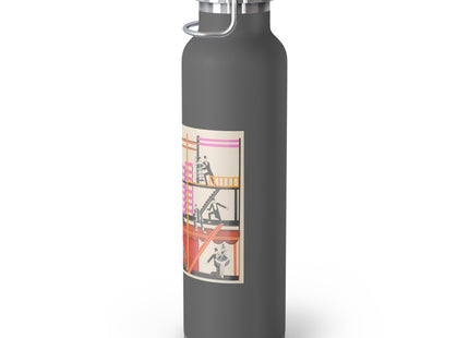 Maquettes de Théatre 4 by Alexandra Exter Copper Vacuum Insulated Bottle, 22oz