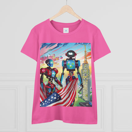 High Fashion Cyberpunk CIA Robots Cotton Tee