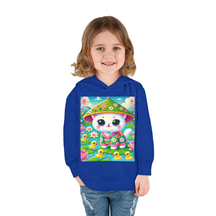 Lily Pond Stroll Toddler Pullover Fleece Hoodie