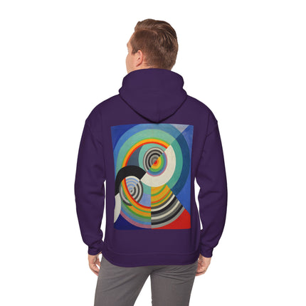 Rythme No. 3 by Robert Delaunay Heavy Blend™ Hooded Sweatshirt