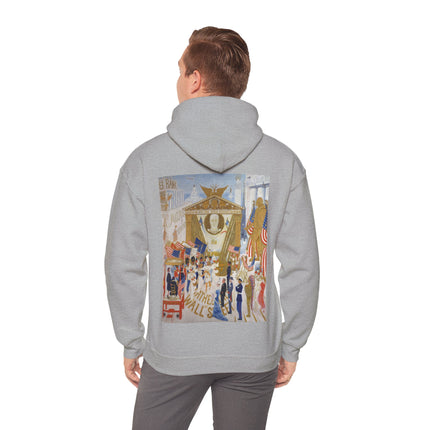 The Cathedrals of Wall Street by Florine Stettheimer Heavy Blend™ Hooded Sweatshirt