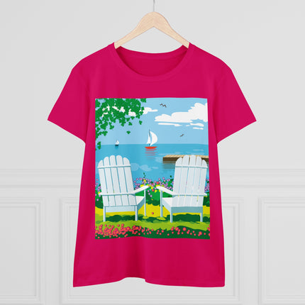 Tranquil Retreat Women's Midweight Cotton Tee