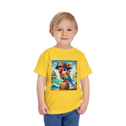 Captain Parrot and the Treasure Seas Toddler Short Sleeve Tee