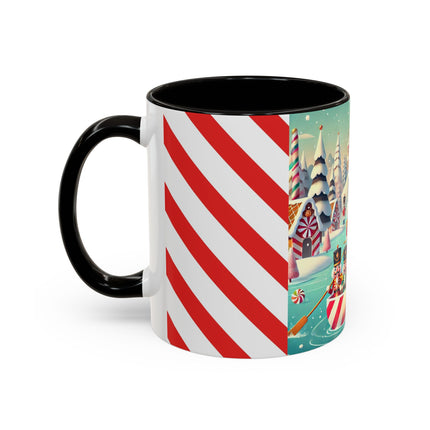 Nutcracker Candy-Striped Adventure Colorful Mugs (11oz, 15oz)