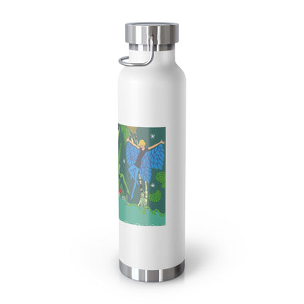 Enchanting Fairies of A Midsummer Night's Dream Copper Vacuum Insulated Bottle, 22oz