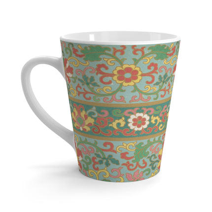 Examples of Chinese Ornament, Pl.09 by Owen Jones Latte Mug