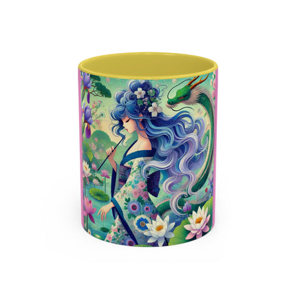 Fairy of the Koi Pond Colorful Mugs (11oz, 15oz)