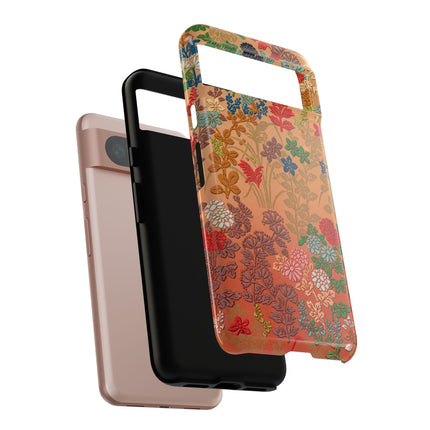 Ornamental Japanese Flower Pattern Phone Cases