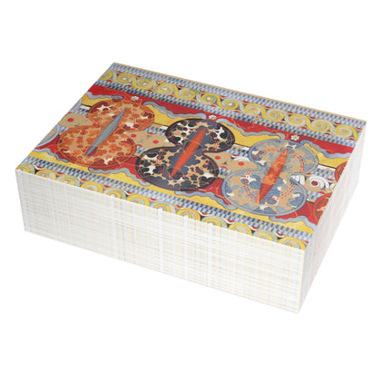 Reproduction of the Shield Frieze by Emile Gilliéron Greeting Cards (1, 10, 30, and 50pcs)