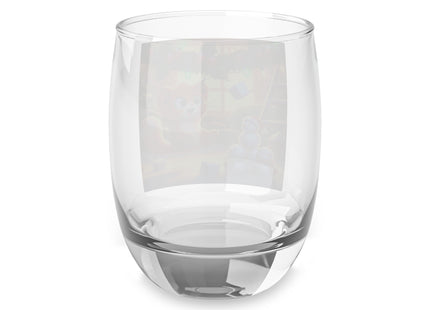 Naughty or Nice Kitten Christmas Whiskey Glass