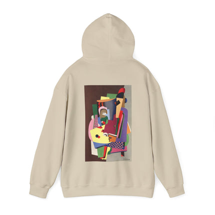 The Piano Lesson by Georges Valmier Heavy Blend™ Hooded Sweatshirt