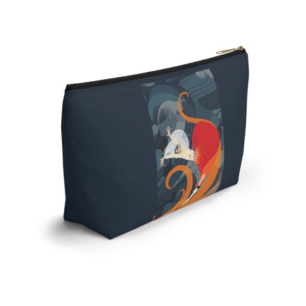 Flame of the Tempest Cosmetic Bag – Fiery Drama & Elemental Grace