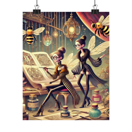 🧚✒️ Fairy Designers Matte Vertical Poster – Whimsical Creativity & Enchanted Craft