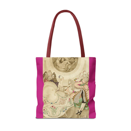 Sur talons rouges by Gerda Wegener Tote Bag (AOP)