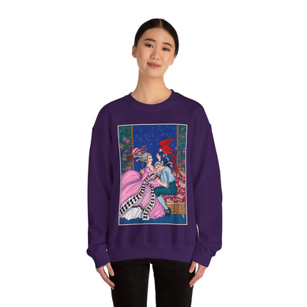 The Jealous Parrot by George Barbier Heavy Blend™ Crewneck Sweatshirt