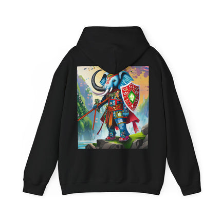 Cyberpunk Elephant – Heavy Blend™ Hooded Sweatshirt