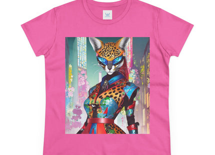 Cyber Cat Glamour Cotton Tee