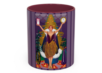 Countdown to Christmas Elegance Colorful Mugs (11oz, 15oz)
