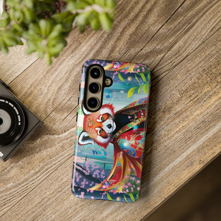 Cybernetic Red Panda Phone Cases