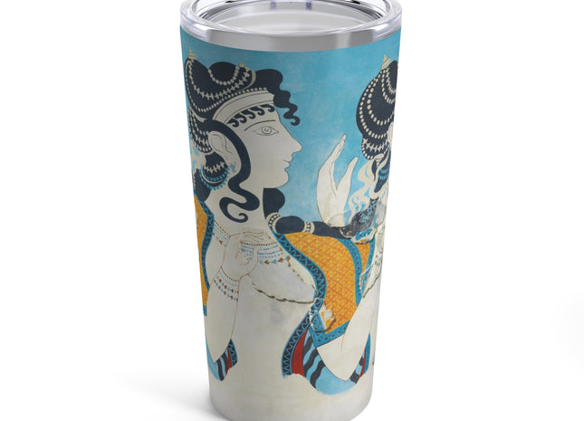 Reproduction of Ladies in Blue by Emile Gilliéron Tumbler 20oz