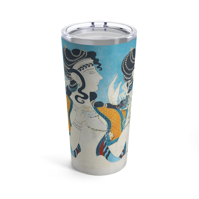 Reproduction of Ladies in Blue by Emile Gilliéron Tumbler 20oz