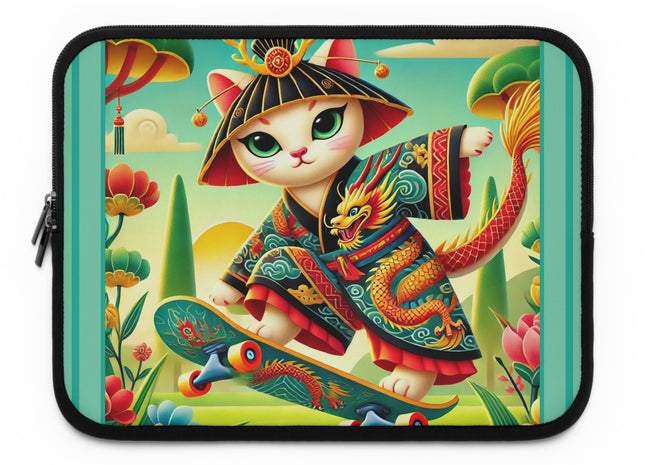 Dragon Dance on Wheels Laptop Sleeve