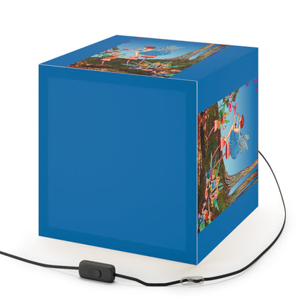 Periwinkle Painting the Petals Ida Outhwaite Light Cube Lamp
