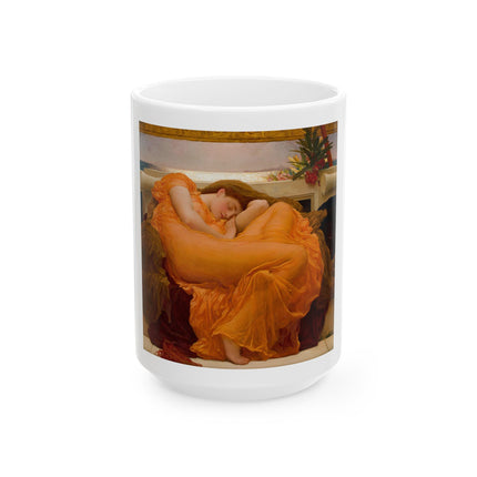 Flaming June by Frederic Leighton Ceramic Mug (11oz, 15oz)