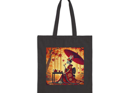 Theatrical Harvest Rabbit Cotton Canvas Tote Bag