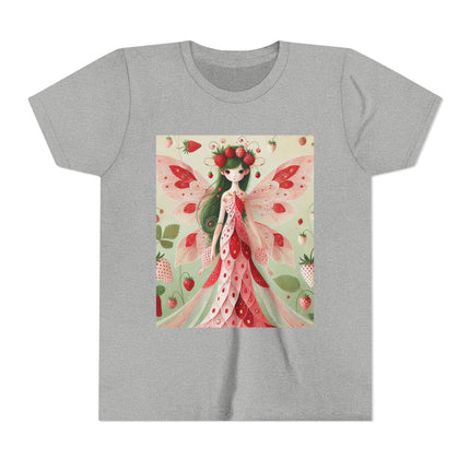Strawberry Fairy Delight Youth Short Sleeve Tee