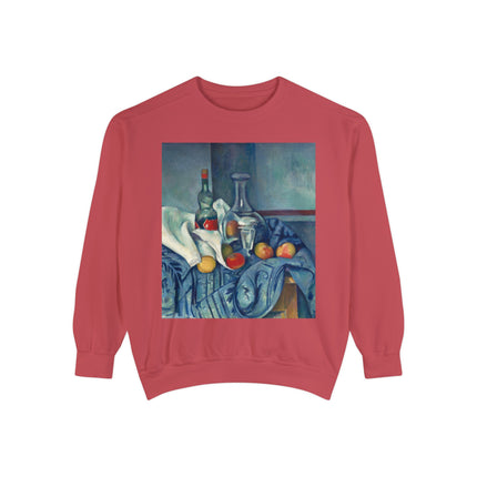 The Peppermint Bottle by Paul Cézanne Unisex Garment-Dyed Sweatshirt