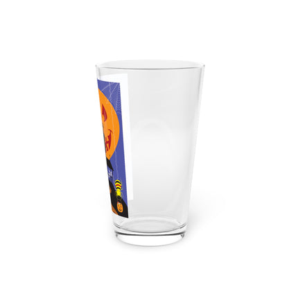 Halloween Night at the Haunted House Glass, 16oz